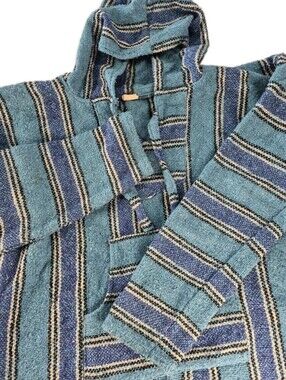 El Paso Saddle Blanket Company Mens Hoodie Sz L Southwestern Cowboy